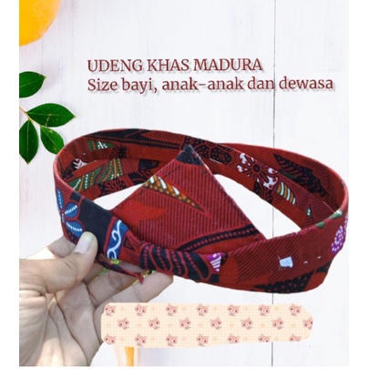 UDENG MADURA / ODHENG SAKERA / UDHENG BALI IKAT KEPALA KHAS MADURA/IKAT KEPALA/IKAT KEPALA LAKI-LAKI