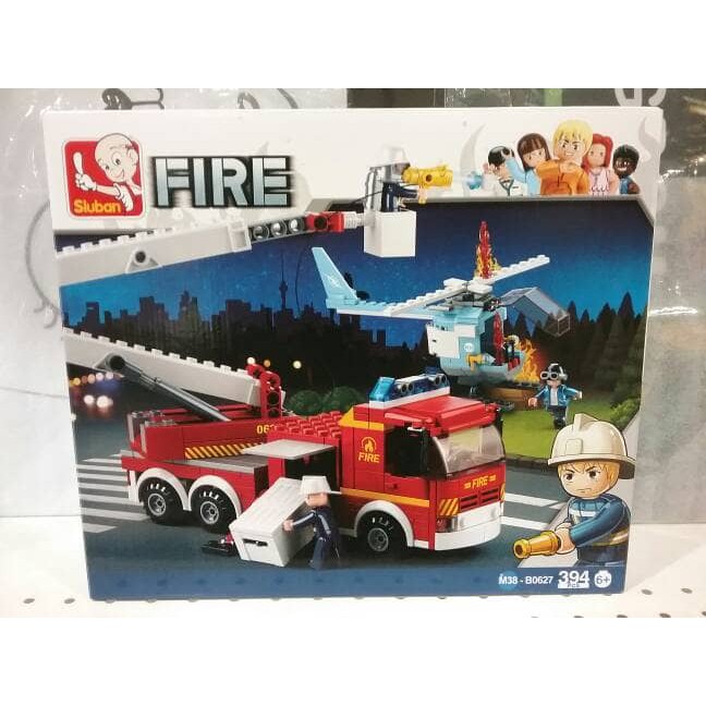 sluban M38-B0627 telescopic platfrom with helicopter