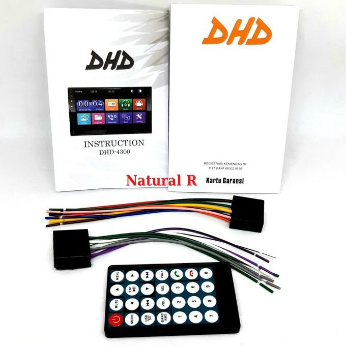READY HEADUNIT DOUBLE DIN MP5 DHD-4300/ DHD 4300 MP5 BODY PENDEK