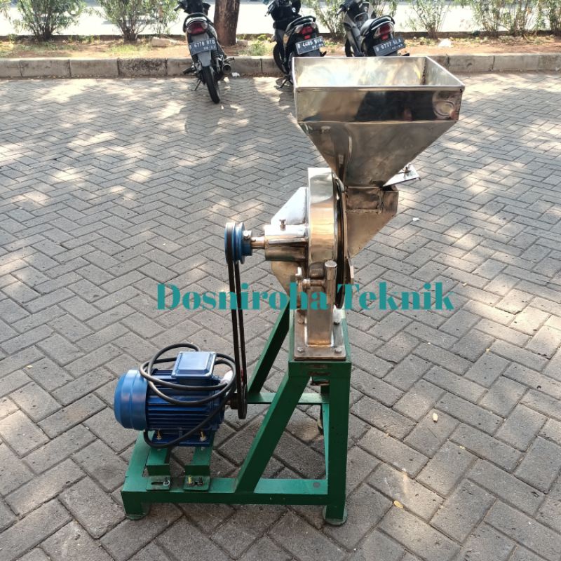 Mesin Penepung Stainless |Diskmill FFC-23 Komplit Dinamo