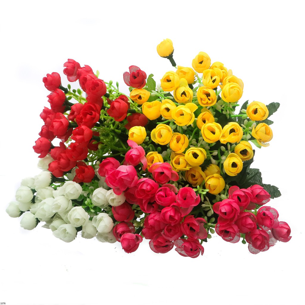 Bunga Plastik Ranunculus Mini 1076