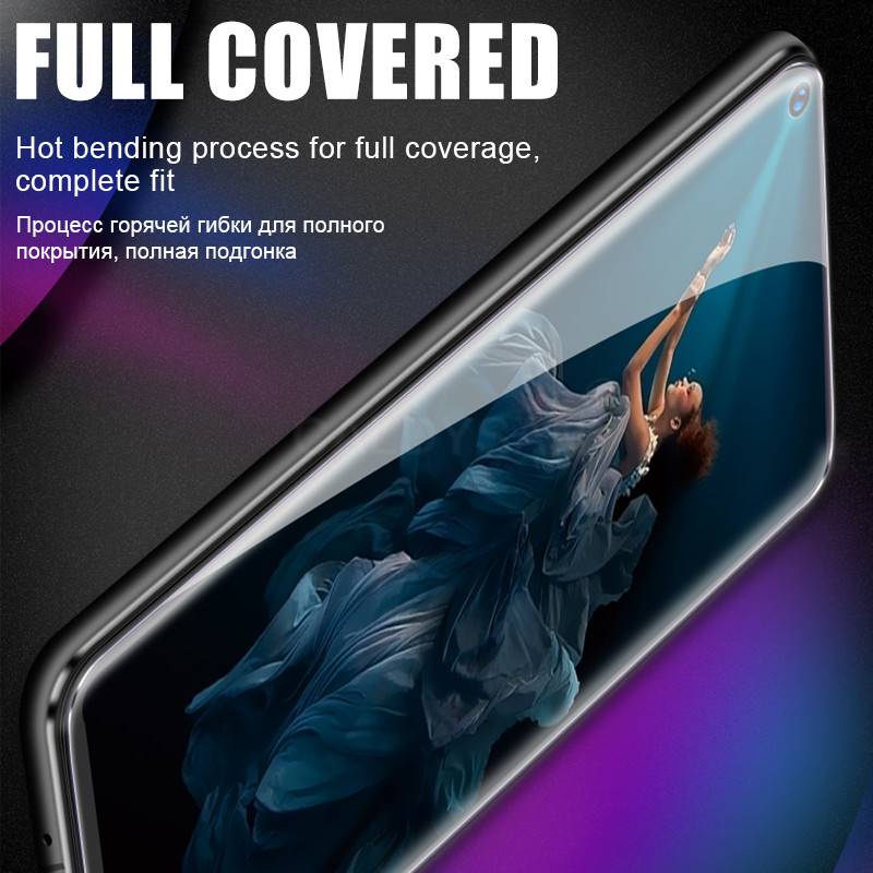 Full Cover Protective Hydrogel Film For Huawei Honor 8X 9X 10 20 Lite 10i 20S Pro P smart 2019 Nova 5T Screen Protector No Glass