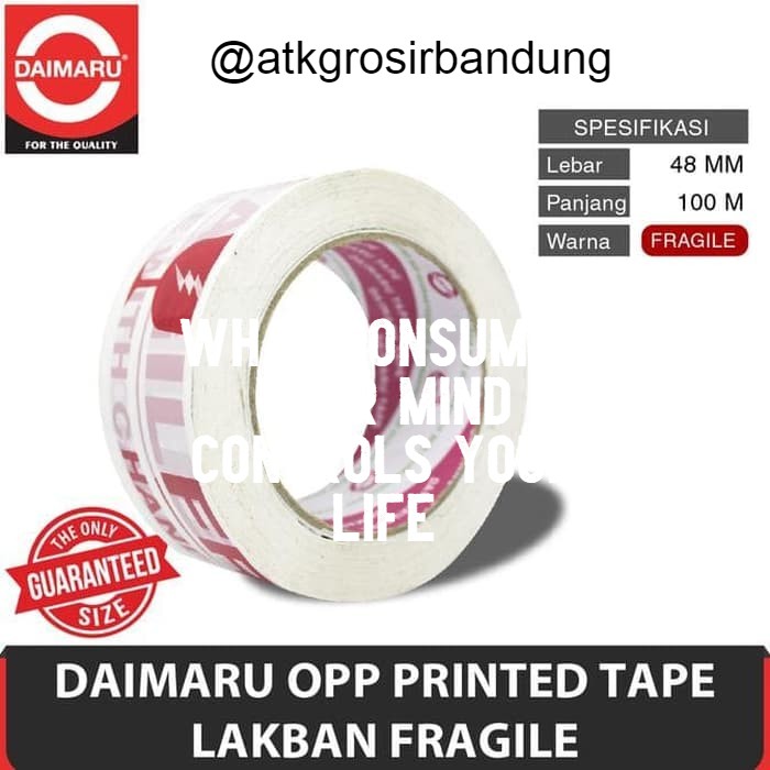 

LAKBAN FRAGILE 48MM X 100MM DAIMARU