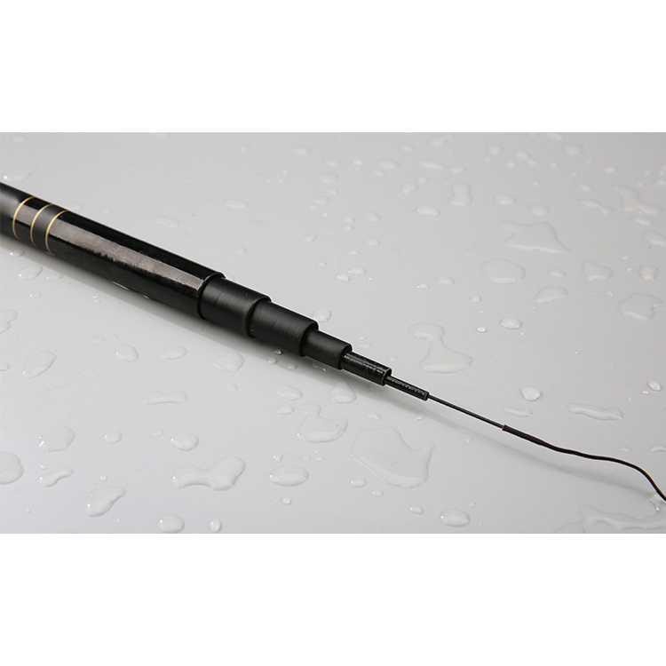 Joran Pancing Fiberglass Fishing Rod 3.6 Meter - DW360 - Black