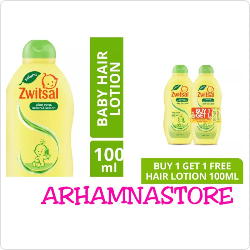 Zwitsal Natural Baby Hair Lotion Aloe Vera 100ml