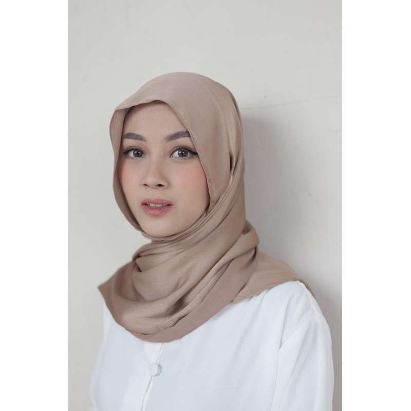Mecca Silk (Textured Silk Chiffon) GRATIS POUCH-Tobacco
