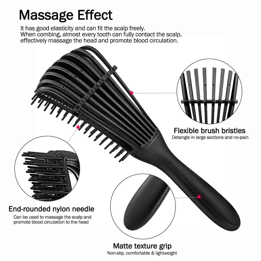 sisir pijat unik / Sisir Rambut Pijat Detangling Sikat Rambut Pijat Kulit Kepala