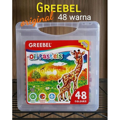 

(BISA COD) ATK0050GB (isi 48 warna Transparant) Greebel Oil Pastel Crayon Krayon STOK TERBATAS Kode 992