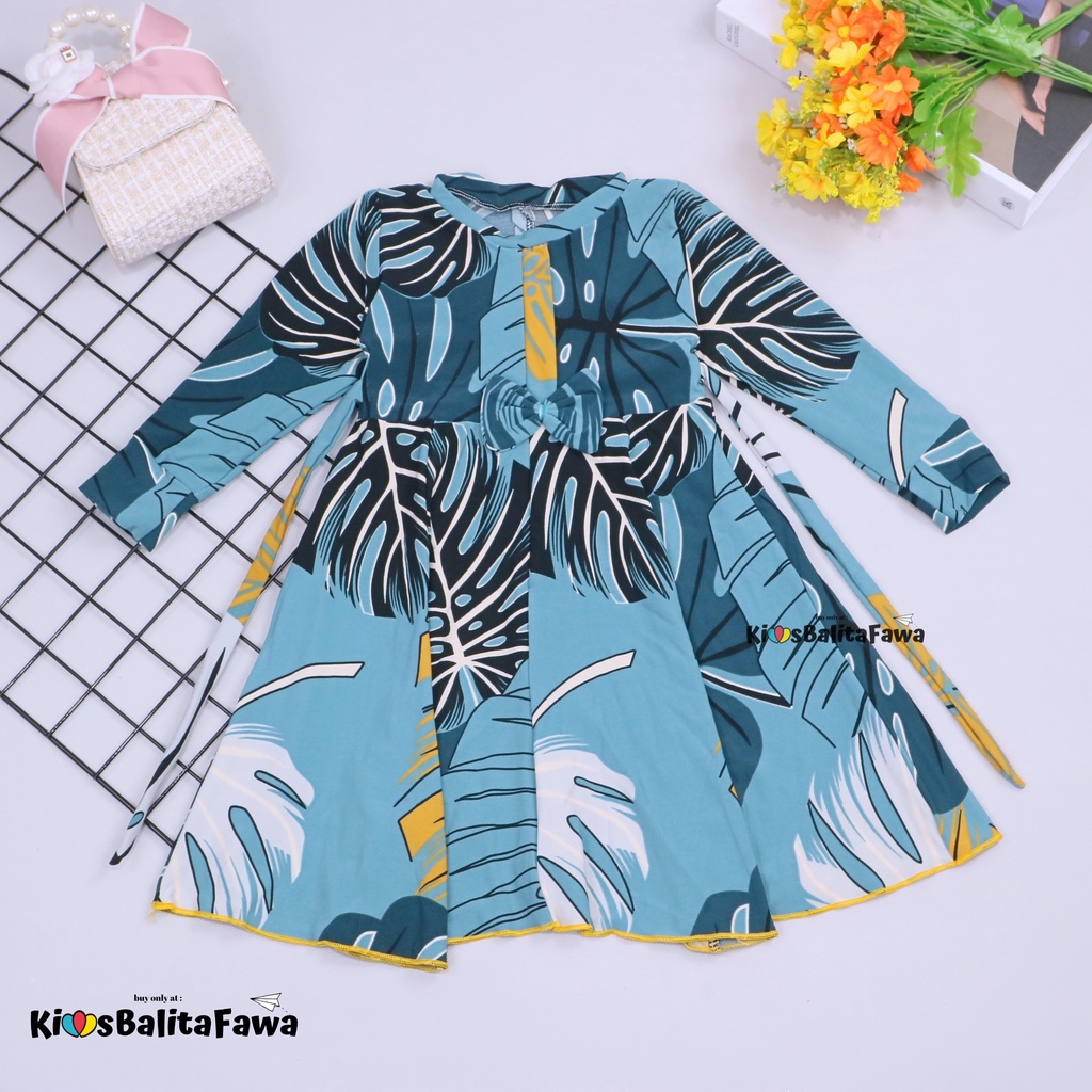 Gamis Pita Uk 1-2 Tahun / Gamis Anak Baju Ngaji Murah Dress Muslim Lengan Panjang Perempuan Girl