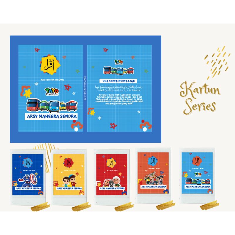 IQRO JUZ AMMA HVS CUSTOM NAMA ANAK SERIES KARTUN