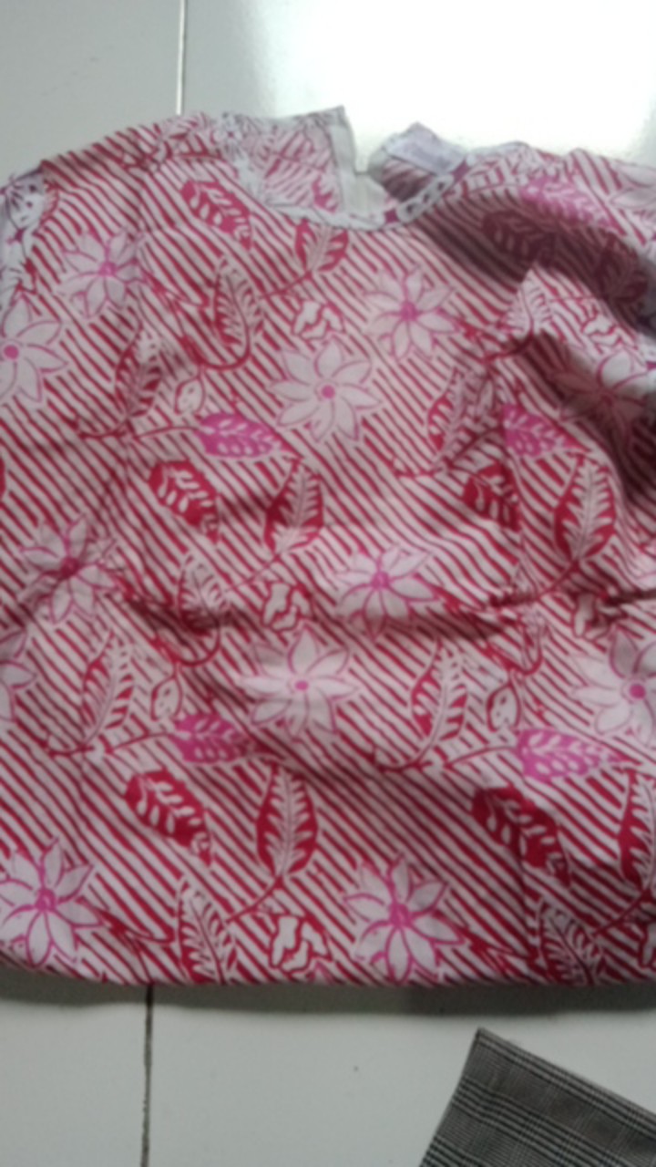 Batik Tunik Shibori Jumputan Terbar /zkl35 Yelbor Navbor / Merkunhi / Original..