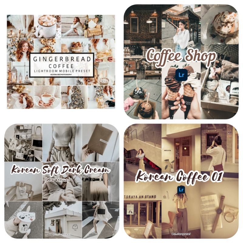 PRESET LIGHTROOM BUNDLE COFFEE SERIES // 9 PRESET LIGHTROOM (FROM ECER)