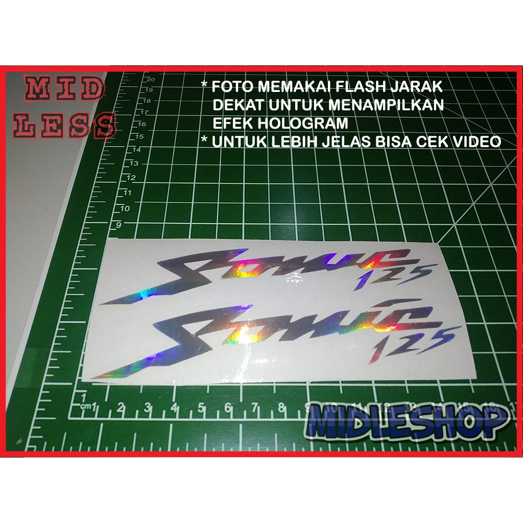 

Cutting Stiker Hologram Sonic Isi 2