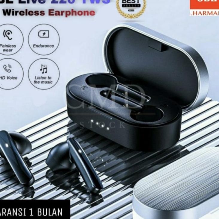 N9I JBL Live 220 TWS Wireless Earphone Headset Bluetooth 5.0 Touch Control Original 100%➥✔ (Ready)Re