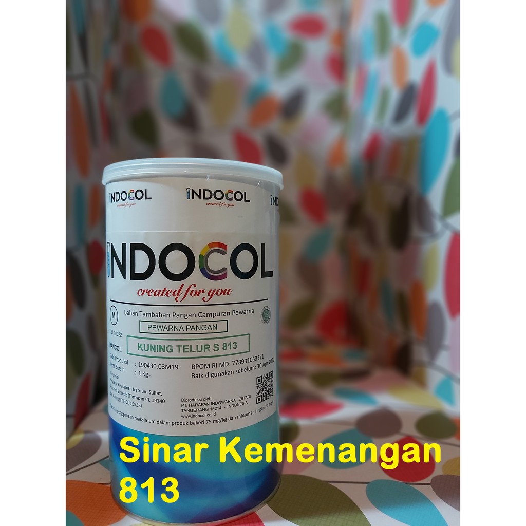 

Pewarna makanan INDOCOL Egg Yellow S813 / Kuning Telur S; 1 kg