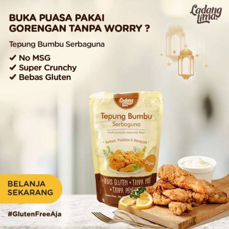 Tepung bumbu serbaguna Ladang Lima