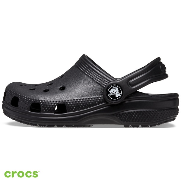 CROCS CLASSIC CLOG KIDS / SANDAL ANAK /  SLIP ON KARET ANAK / SANDAL TAHAN AIR /  SANDAL ANAK-ANAK LAKI DAN PEREMPUAN - BLACK