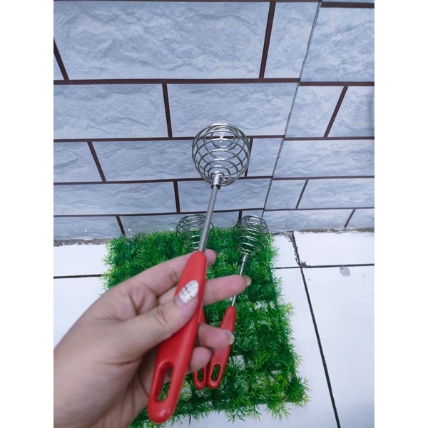 Kocokan telur spiral / kocokan adonan kue stainless