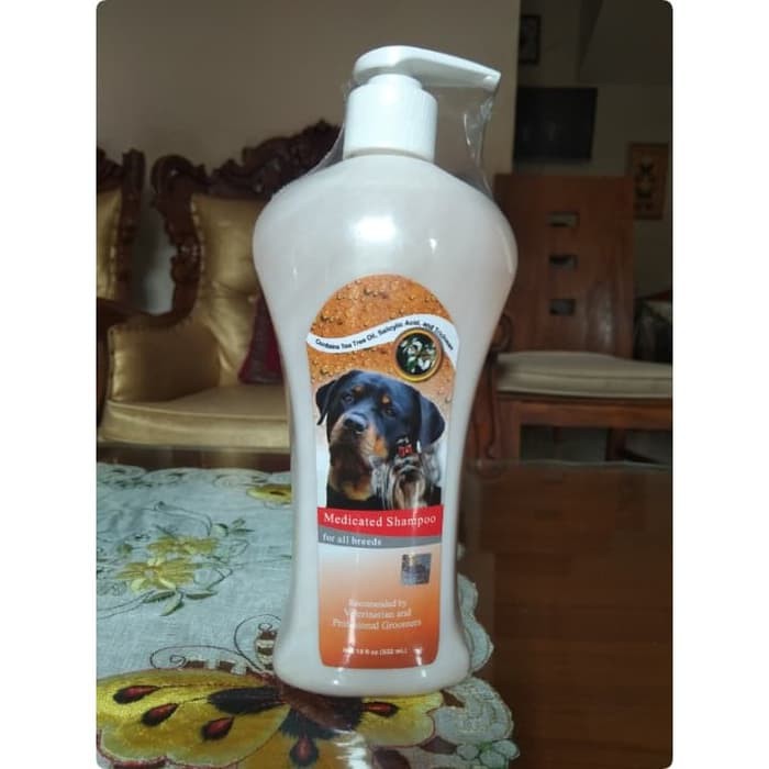 Shampoo Anjing Raid all Medicated dog shampoo - 532 ml