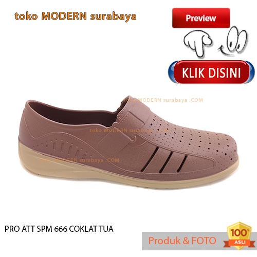 PRO ATT SPM 666 sepatu pria casual slip on karet