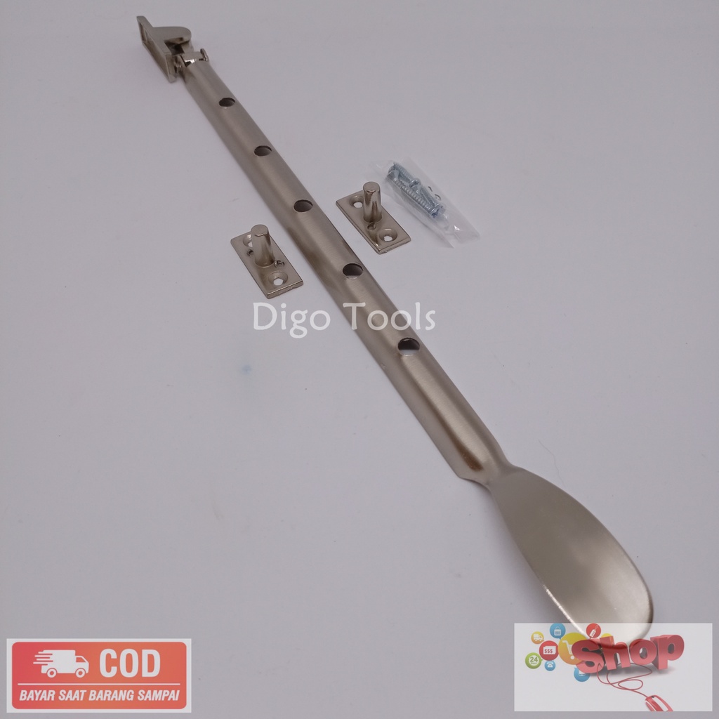 Hak Angin Cantolan Jendela Silver Ramskar Lamskar Penahan Jendela 30cm
