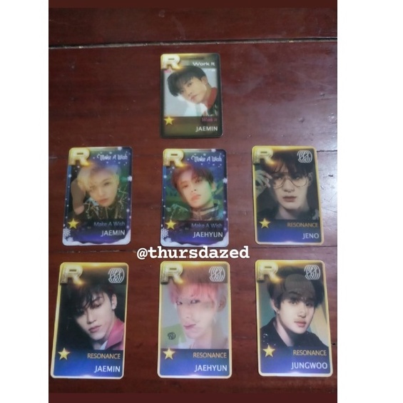 Fandmade Lenticular NCT Jaehyun Jaemin Jeno Jungwoo