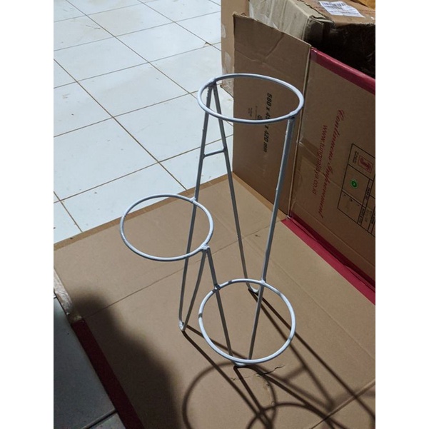 Standing rak pot lobang 3 diamter 15