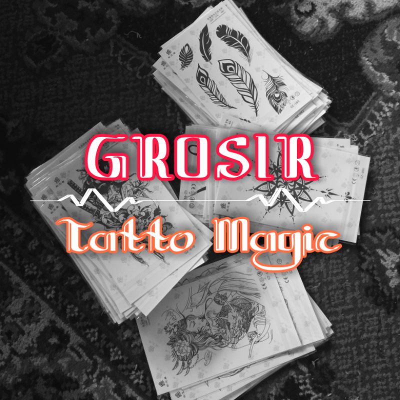 GROSIR 50pcs TATTO TEMPORARY MAGIC / TATTO GEL