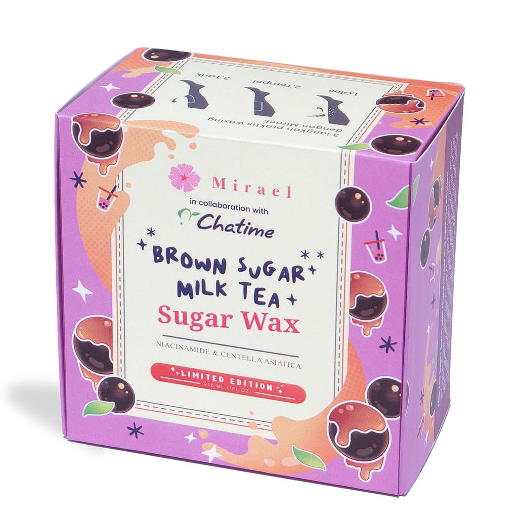 Mirael x Chatime Limited Edition Brown Sugar Milk Tea Sugar Waxing Kit