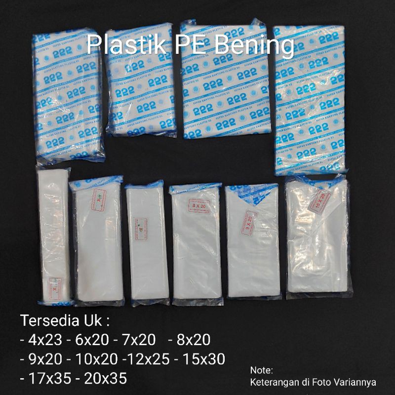 Kantong Plastik PE  (isi 5bks) , Plastik es/gula