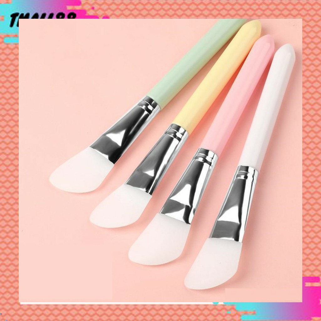 Brush Makeup Silikon Kuas Masker Silicone Facial Face Mask Gel Dengan Kepala Pisau PutihTmall88