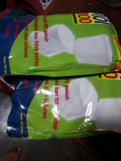 Bio 2000 Sedot Wc Tanpa Kuras 500g  1/2kg 1/2 Kg Bio2000 Serbuk Inokula