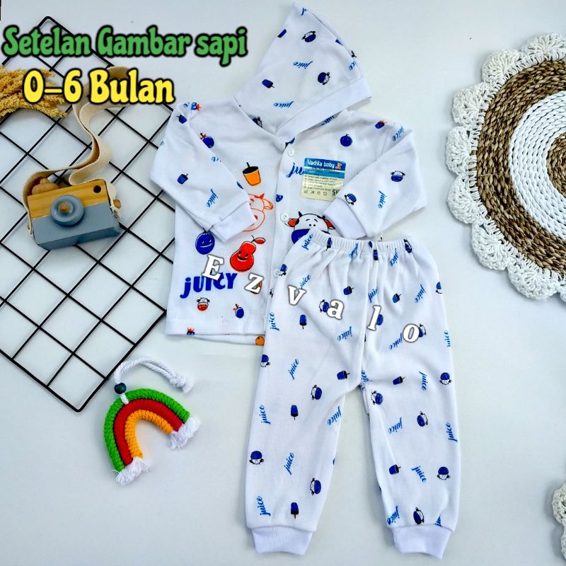 BAJU BAYI NEWBORN / SETELAN BAJU BAYI TANGAN PANJANG