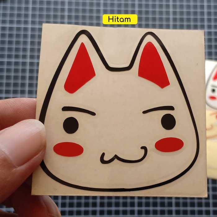 Stiker Kucing Lucu / Sticker Kawaii Cat / Sticker japan cat / Sticker Kucing jepang lucu Waterproof