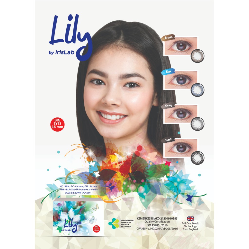 SOFTLENS LILY BIG EYES 16mm