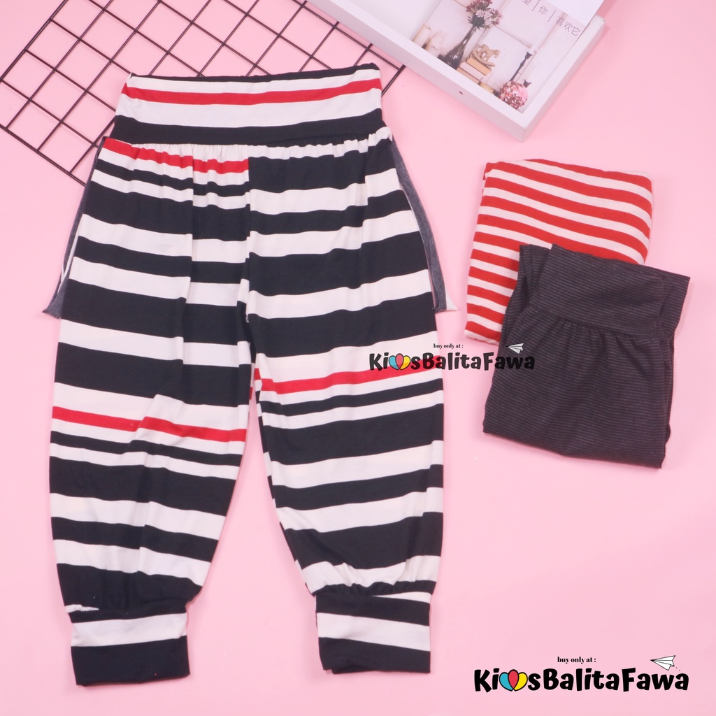 Aladin Carlissa Anak 7-8 Tahun / Celana Anak Perempuan Murah Pants Harian Cewek Bahan Adem Lucu