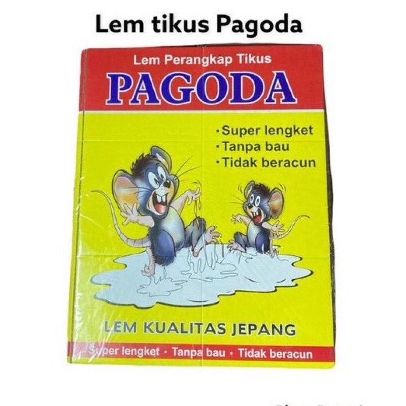 

Lem tikus papan Pagoda jamin tikus lengket !! harga per papan ⬇️