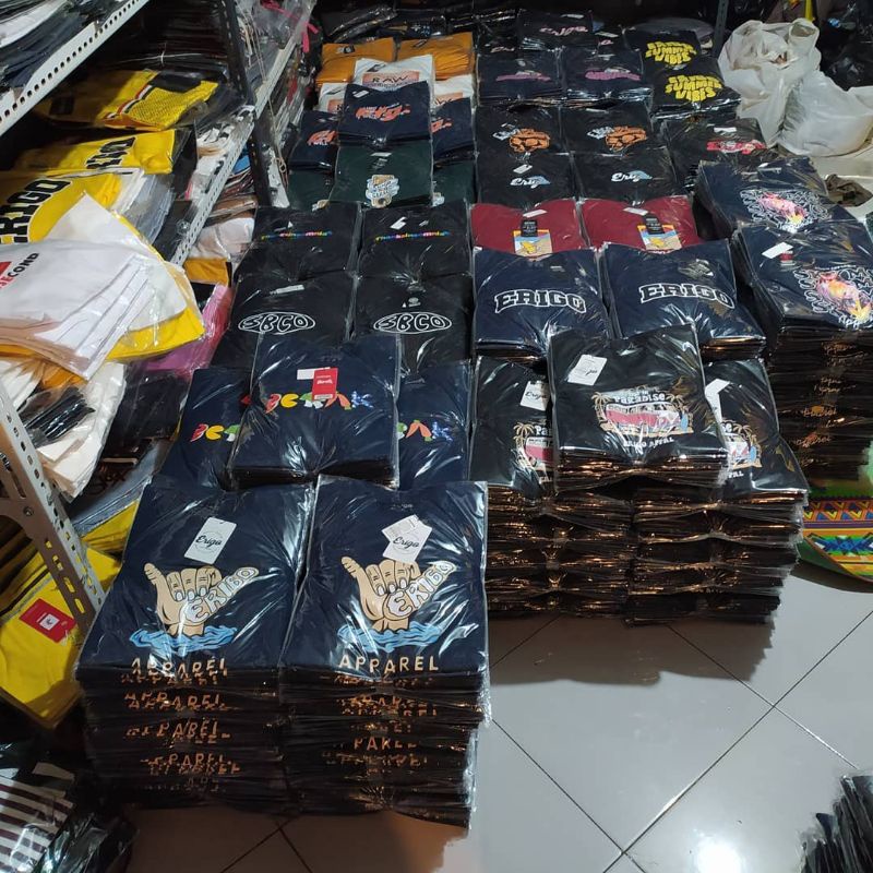 Paket usaha grosir baju distro (isi 6pcs) kaos distro