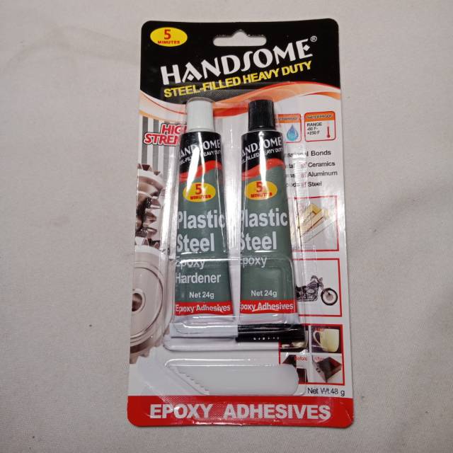 

HANDSOME LEM PLASTIK STEEL 5 MENIT