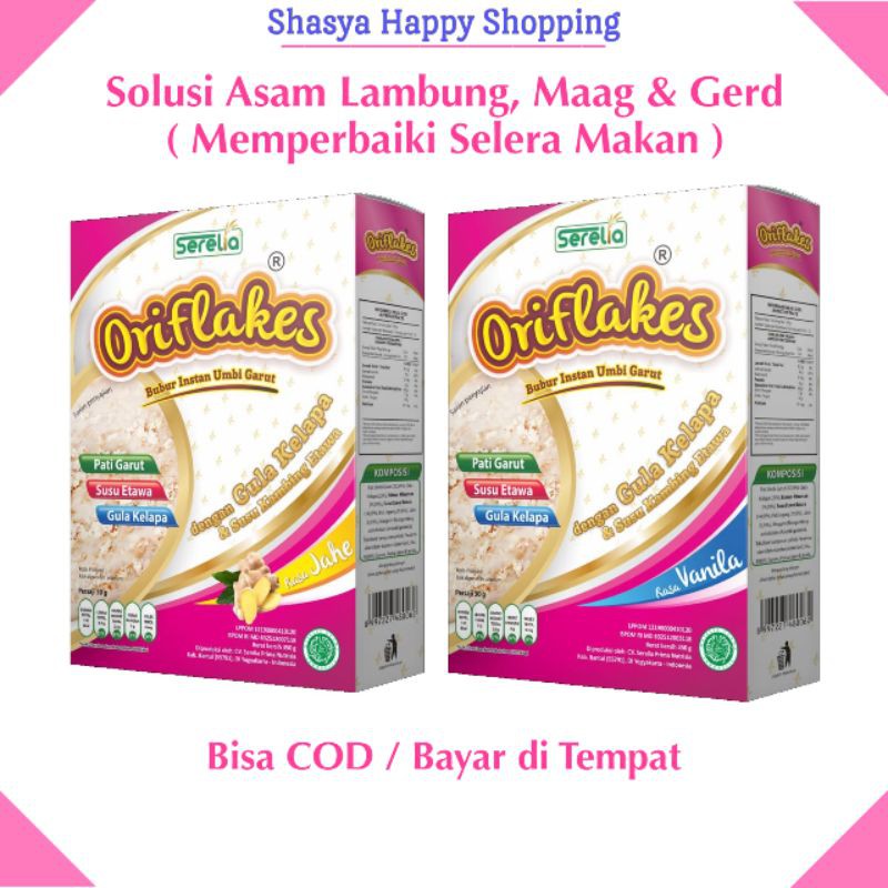

Sereal ORIFLAKES GASTRO - Sereal Umbi Garut Asam Lambung Maag Gerd 350 gram - Sereal Sehat bisa COD
