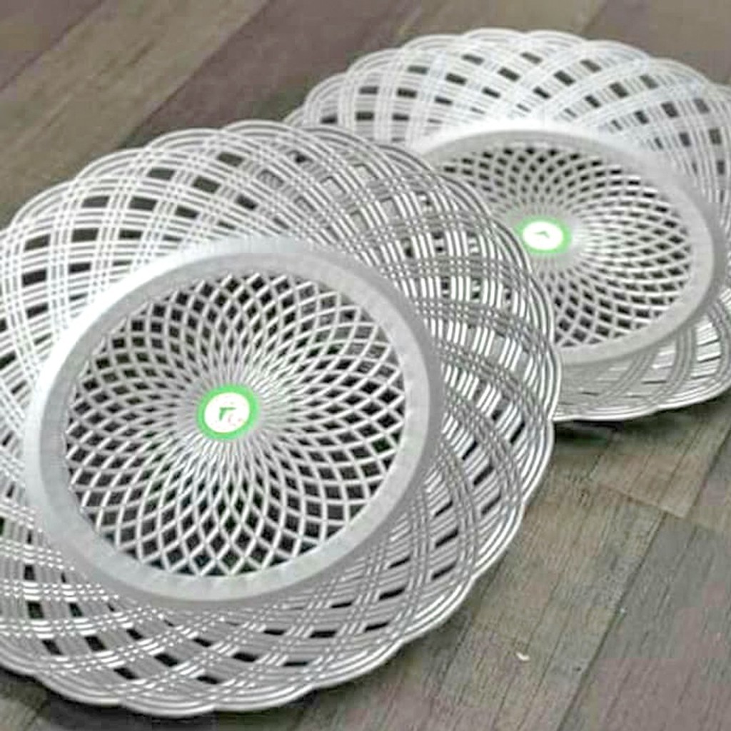 Piring anyaman plastik Anyaman Piring Plastik murah