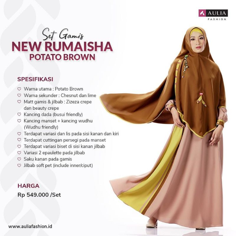GAMIS SYARI AULIA RUMAISHA POTATO