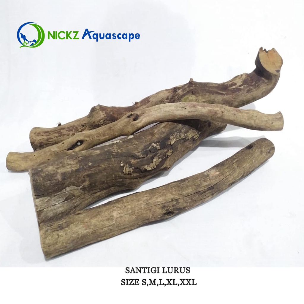 KAYU AQUASCAPE / KAYU SANTIGI M / MOTIF LURUS / BERKUALITAS / TERMURAH