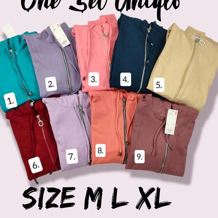 Stok terbatas.. One Set Phelicia & Uniqlo