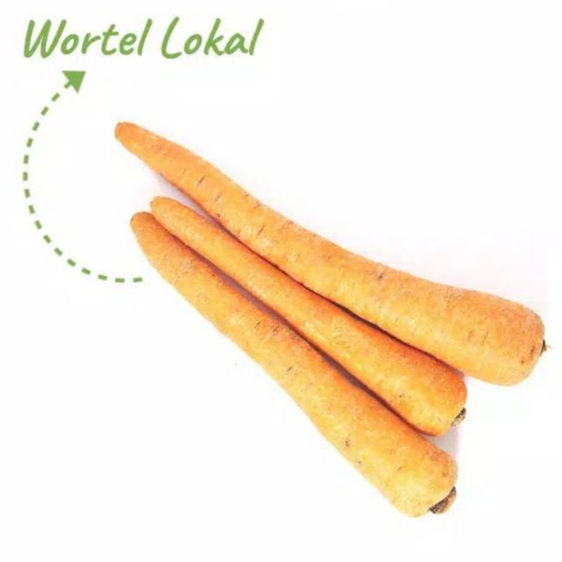 Wortel Lokal / Berat 250 Gram