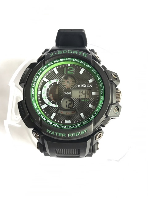 Jam tangan sporty digital remaja dewasa anti air fashion watch visica