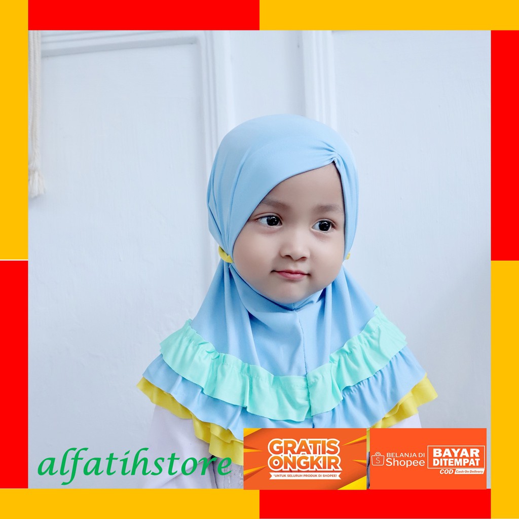 TOP PRODUK JILBAB ANAK GOTIK PELANGI / JILBAB ANAK LUCU / HIJAB ANAK MURAH / KERUDUNG ANAK PEREMPUAN KERUDUNG ANAK BAYI PEREMPUAN JILBAB ANAK 2 TAHUN HIJAB ANAK BAYI TERBARU