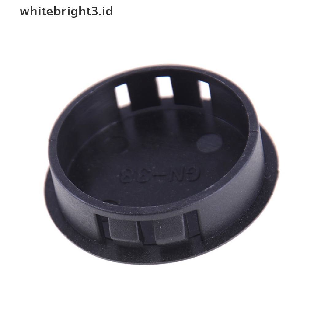 {whitebright3.id} 4Pcs/lot Black Plastic Round Tube Hole Plug Pipe End Cap Cover ,