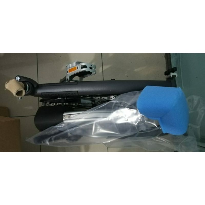 sepeda lipat Brompton M6R metalic graphite