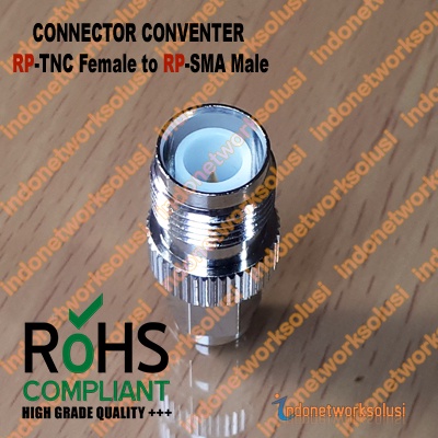 KONEKTOR CONNECTOR CONVERTER RP-TNC Female to RP-SMA Male